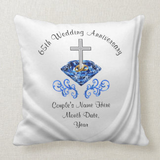 Almofada Presentes do aniversário de casamento do cristão