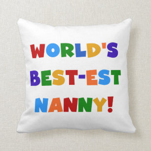 Almofada Presentes do baby-sitter do Melhor-est do mundo