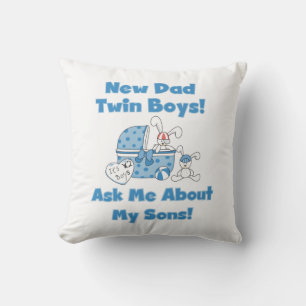 Almofada Presentes do Novo papai Twin Boys