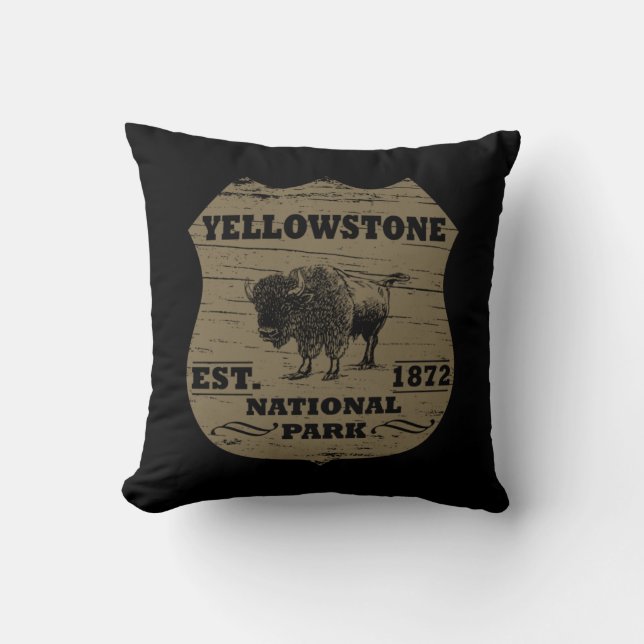 Almofada Presentes do Parque Nacional de Yellowstone (Frente)