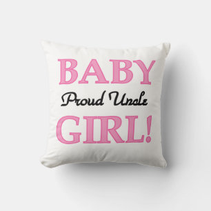 Almofada Presentes Orgulhosos Tio Baby Girl