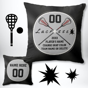 Almofada Presentes personalizados da equipe do Lacrosse