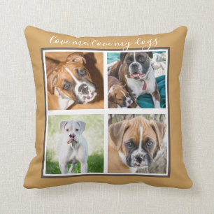 Almofada Presentes personalizados do cão - foto feita sob