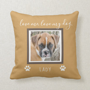 Almofada Presentes personalizados do cão - sua foto dos