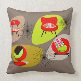 Almofada Presilhas de Retro de Meio século Moderno