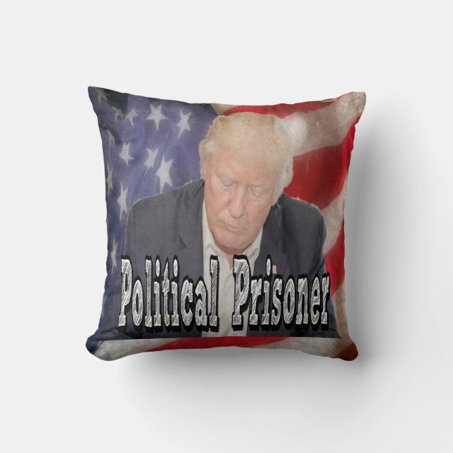 Almofada Preso Político Trump (Frente)