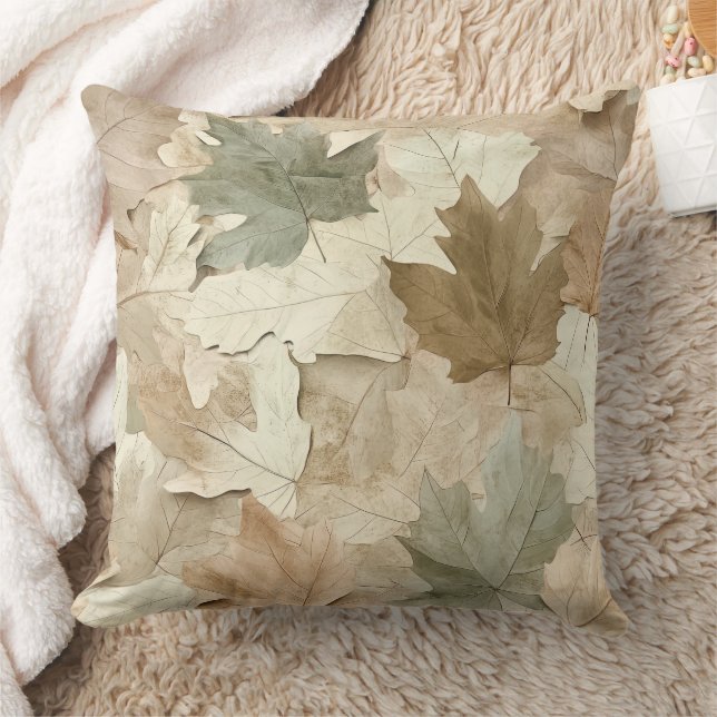 Almofada Pressed Leaf Harmony – Vintage Botanical (4) (Cobertor)