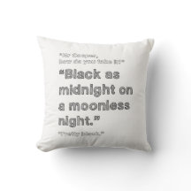 Preto como a meia-noite - coxim GÊMEO dos PICOS