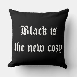 Almofada Preto é a nova tipografia confortável do estilo do