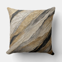 Almofada Preto e Dourado com tempo