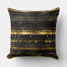 Preto Elegante E Horizontal Dourada