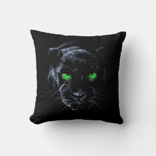 Almofada Preto Pantera verde preto
