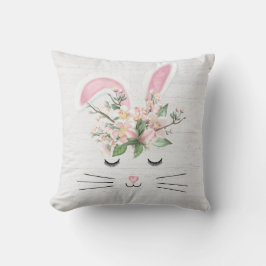 Almofada Primavera Bunny com Orelhas Rosa