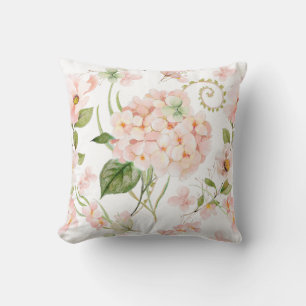 Almofada Primavera cor-de-rosa hydrangea arco floral
