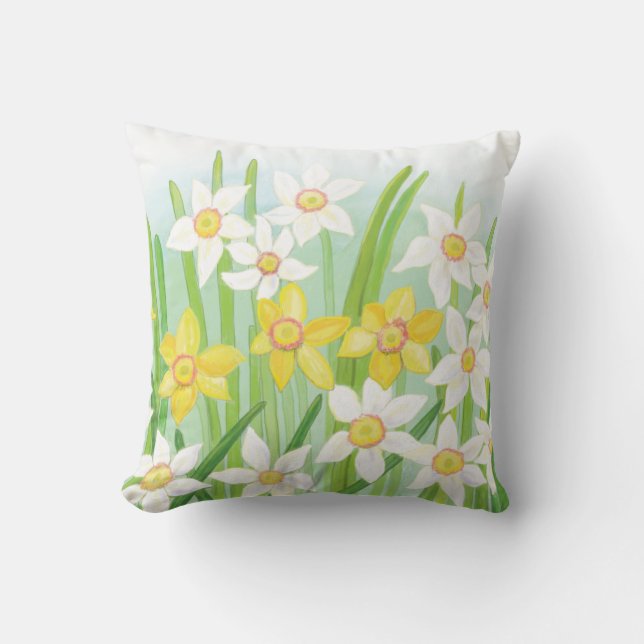 Almofada Primavera Daffodils (Frente)