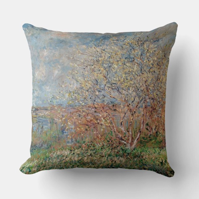 Almofada Primavera de Claude Monet | (Frente)