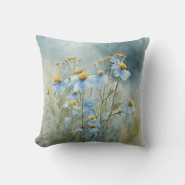 Almofada Primavera Watercolor Floral Decorativo de Flor Sel