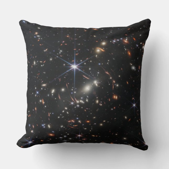 Almofada Primeiro Campo Profundo do Universo de James Webb (Frente)