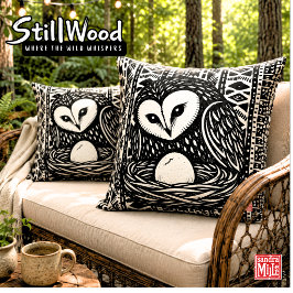 Almofada PRIMEIRO PEEP • StillWood • Coruja