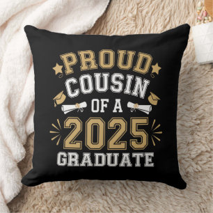 Almofada Primo Orgulhoso De Um Familiar Graduado Em 2025 Gr
