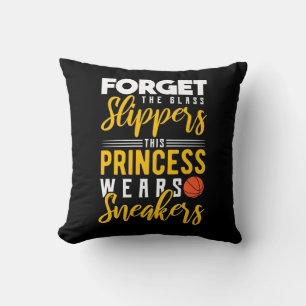 Almofada Princesa de Basquete Veste tênis