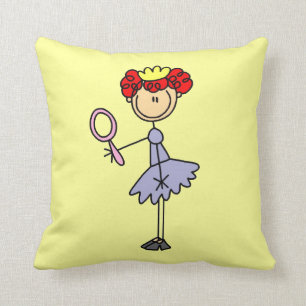 Almofada Princesa de cabelo vermelha