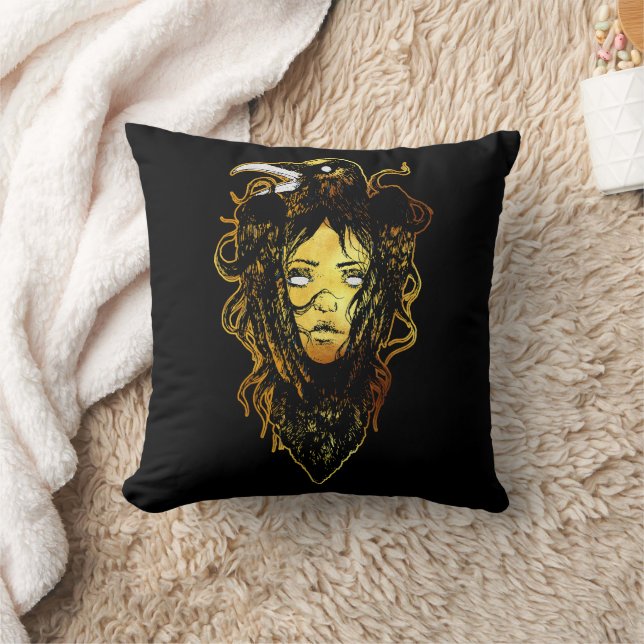 Almofada Princesa Embriagada por um Corvo (Cobertor)