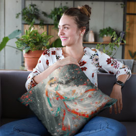 Almofada Princesa Étera em um Jardim da Fantasia