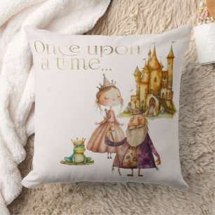 Almofada Princesa Leiteira Infantil e Rosa Sapo