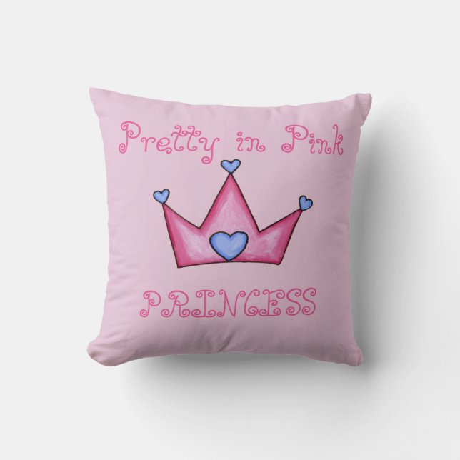 Almofada Princesa Pals (Coleção Rosa) (Frente)