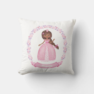 Almofada Princesa Real Real Rosa Personalizada