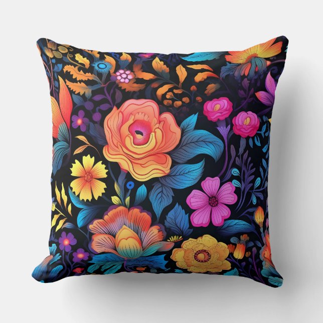 Almofada Prismatic Petalscape Botânico (Frente)