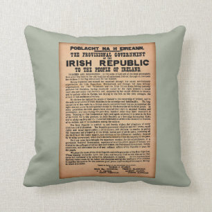 Almofada Proclamação 1916 do coxim de Ireland