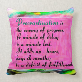 Almofada Procrastinação