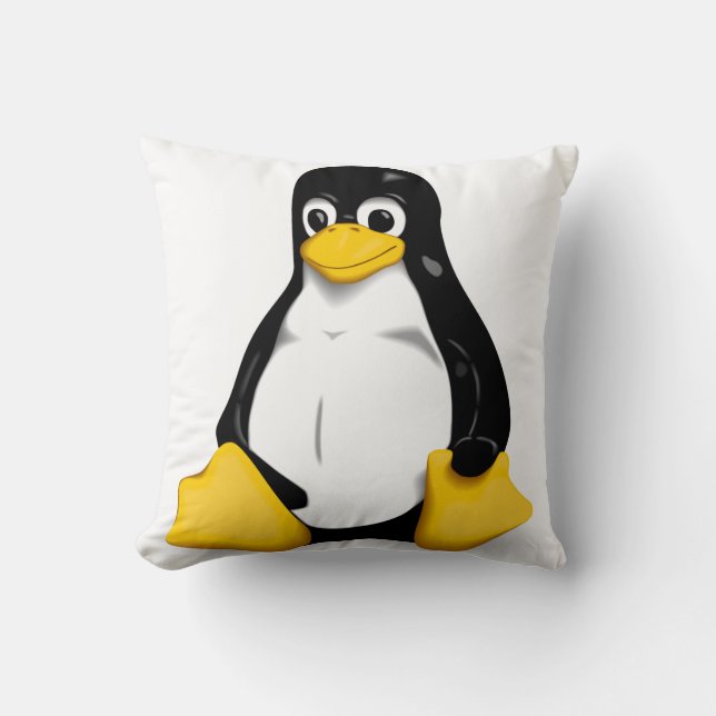 Almofada Produtos de Linux Tux (Frente)