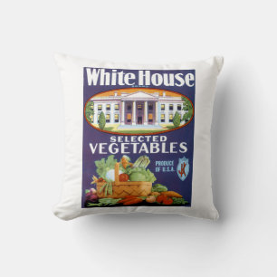 Almofada Produtos Hortícolas Selecionados da Casa Branca