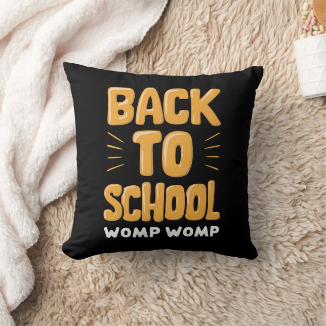 Almofada Professor Womp Womp de Volta às Aulas (Cobertor)