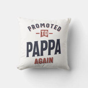 Almofada Promovido a Pappa novamente Pai avô