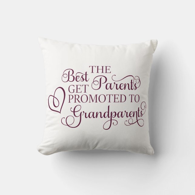 Almofada Promovido às avós o travesseiro (Frente)
