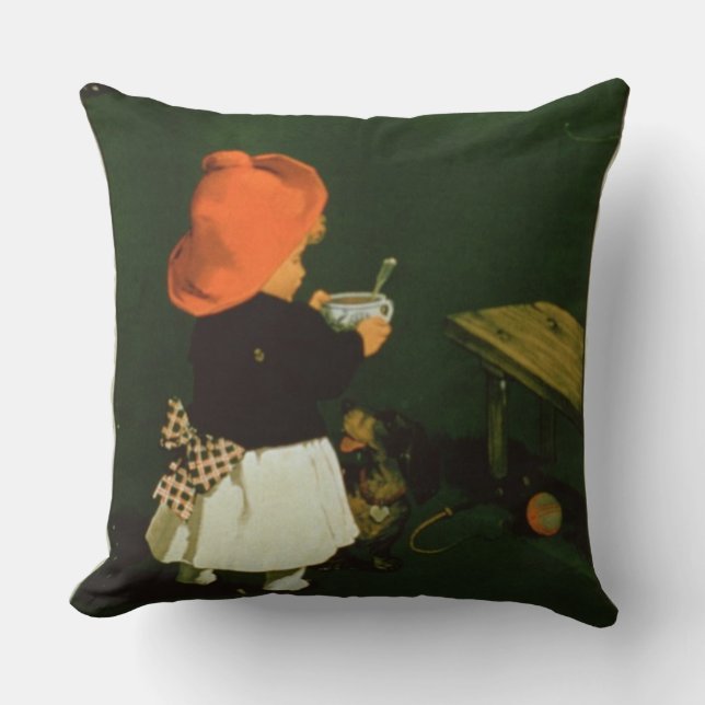 Almofada Propaganda de poster para 'o malte Coffee de (Frente)