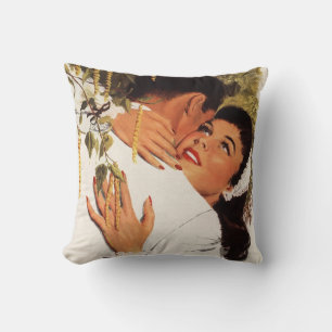 Almofada Proposta de casamento retrô, amor e romance