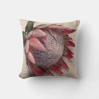 Almofada Protea de Aquarela