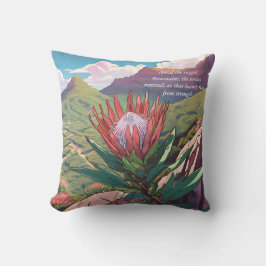 Almofada Proteas - A beleza decorre da força