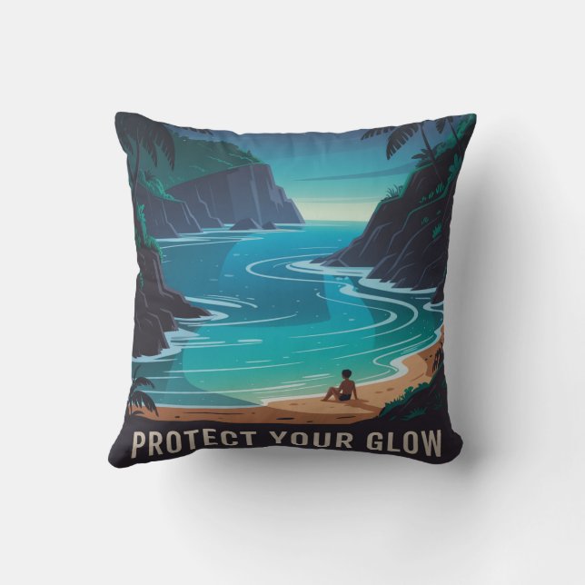 Almofada Protect Your Glow (Verso)