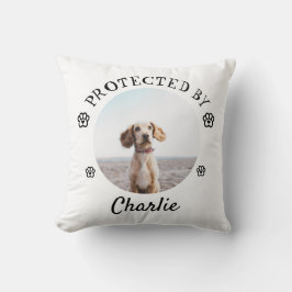 Almofada Protegido por Cão Foto de Desenho de Impressão de