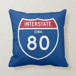 Almofada Protetor da estrada nacional de Iowa IA I-80 -