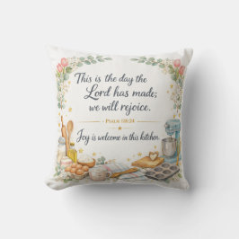 Almofada Psalm 118:24, Messianic Jewish Decor, Bible Verse