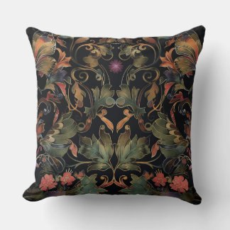 Almofada Psicodélica de tapeçaria Botânica