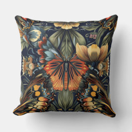 Almofada Psicodélica de tapeçaria Botânica