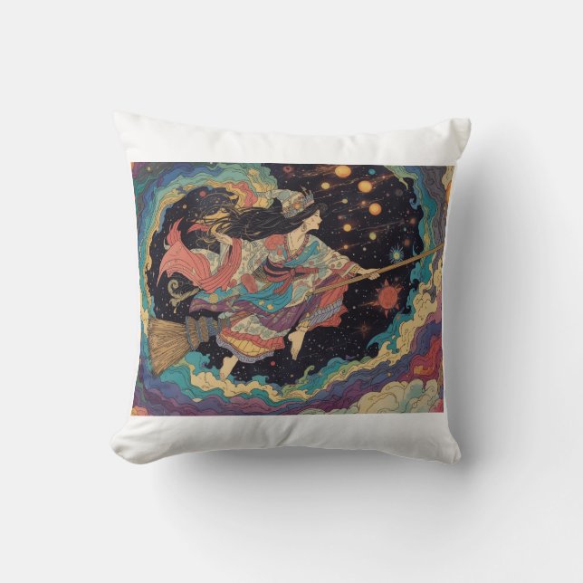 Almofada Psychedelic witch cushion (Frente)